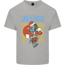 Santalorian Funny Christmas Parody Xmas Mens Cotton T-Shirt Tee Top Sports Grey