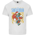 Santalorian Funny Christmas Parody Xmas Mens Cotton T-Shirt Tee Top White