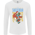 Santalorian Funny Christmas Parody Xmas Mens Long Sleeve T-Shirt White