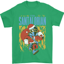 Santalorian Funny Christmas Parody Xmas Mens T-Shirt 100% Cotton Irish Green