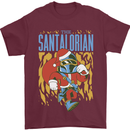 Santalorian Funny Christmas Parody Xmas Mens T-Shirt 100% Cotton Maroon
