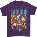 Santalorian Funny Christmas Parody Xmas Mens T-Shirt 100% Cotton Purple