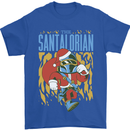 Santalorian Funny Christmas Parody Xmas Mens T-Shirt 100% Cotton Royal Blue
