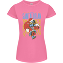 Santalorian Funny Christmas Parody Xmas Womens Petite Cut T-Shirt Azalea