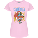 Santalorian Funny Christmas Parody Xmas Womens Petite Cut T-Shirt Light Pink