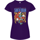 Santalorian Funny Christmas Parody Xmas Womens Petite Cut T-Shirt Purple