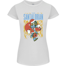 Santalorian Funny Christmas Parody Xmas Womens Petite Cut T-Shirt White
