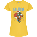 Santalorian Funny Christmas Parody Xmas Womens Petite Cut T-Shirt Yellow