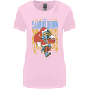 Santalorian Funny Christmas Parody Xmas Womens Wider Cut T-Shirt Light Pink