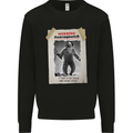 Santaquatch Christmas Bigfoot Xmas Sasquatch Kids Sweatshirt Jumper Black