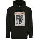 Santaquatch Christmas Bigfoot Xmas Sasquatch Mens 80% Cotton Hoodie Black