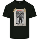 Santaquatch Christmas Bigfoot Xmas Sasquatch Mens Cotton T-Shirt Tee Top Black