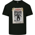 Santaquatch Christmas Bigfoot Xmas Sasquatch Mens Cotton T-Shirt Tee Top Black