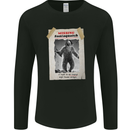 Santaquatch Christmas Bigfoot Xmas Sasquatch Mens Long Sleeve T-Shirt Black