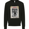 Santaquatch Christmas Bigfoot Xmas Sasquatch Mens Sweatshirt Jumper Black