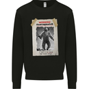Santaquatch Christmas Bigfoot Xmas Sasquatch Mens Sweatshirt Jumper Black