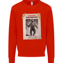 Santaquatch Christmas Bigfoot Xmas Sasquatch Mens Sweatshirt Jumper Bright Red