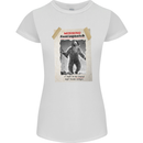 Santaquatch Christmas Bigfoot Xmas Sasquatch Womens Petite Cut T-Shirt White
