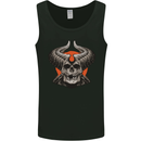 Satan Skull Devil Horns Mens Vest Tank Top Black