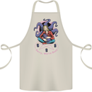 Satanic Cat Mum Black Magic Witch Halloween Cotton Apron 100% Organic Natural