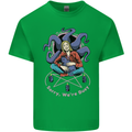 Satanic Cat Mum Black Magic Witch Halloween Mens Cotton T-Shirt Tee Top Irish Green