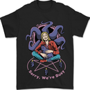 Satanic Cat Mum Black Magic Witch Halloween Mens T-Shirt 100% Cotton Black