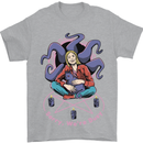 Satanic Cat Mum Black Magic Witch Halloween Mens T-Shirt 100% Cotton Sports Grey