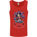 Satanic Cat Mum Black Magic Witch Halloween Mens Vest Tank Top Red