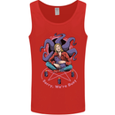 Satanic Cat Mum Black Magic Witch Halloween Mens Vest Tank Top Red
