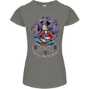 Satanic Cat Mum Black Magic Witch Halloween Womens Petite Cut T-Shirt Charcoal