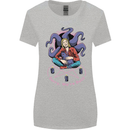 Satanic Cat Mum Black Magic Witch Halloween Womens Wider Cut T-Shirt Sports Grey