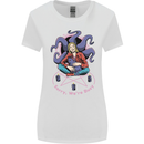 Satanic Cat Mum Black Magic Witch Halloween Womens Wider Cut T-Shirt White