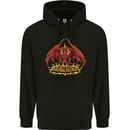 Savage Attack Fantasy Dragon Mens 80% Cotton Hoodie Black