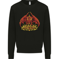 Savage Attack Fantasy Dragon Mens Sweatshirt Jumper Black