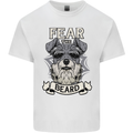 Schnauzer Dog Fear the Beard Kids T-Shirt Childrens White
