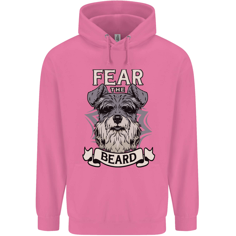 Schnauzer Dog Fear the Beard Mens 80% Cotton Hoodie Azelea