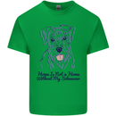 Schnauzer Dog Home is Not a Home Mens Cotton T-Shirt Tee Top Irish Green