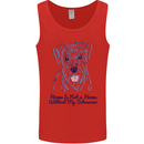 Schnauzer Dog Home is Not a Home Mens Vest Tank Top Red