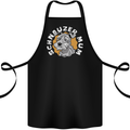 Schnauzer Mum Funny Dog Cotton Apron 100% Organic Black