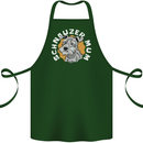 Schnauzer Mum Funny Dog Cotton Apron 100% Organic Forest Green