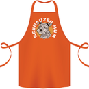 Schnauzer Mum Funny Dog Cotton Apron 100% Organic Orange