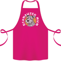 Schnauzer Mum Funny Dog Cotton Apron 100% Organic Pink