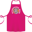 Schnauzer Mum Funny Dog Cotton Apron 100% Organic Pink
