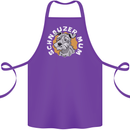 Schnauzer Mum Funny Dog Cotton Apron 100% Organic Purple