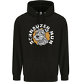Schnauzer Mum Funny Dog Mens 80% Cotton Hoodie Black
