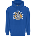 Schnauzer Mum Funny Dog Mens 80% Cotton Hoodie Royal Blue