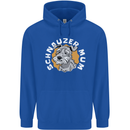 Schnauzer Mum Funny Dog Mens 80% Cotton Hoodie Royal Blue