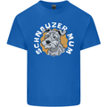 Schnauzer Mum Funny Dog Mens Cotton T-Shirt Tee Top Royal Blue