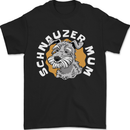 Schnauzer Mum Funny Dog Mens T-Shirt 100% Cotton Black