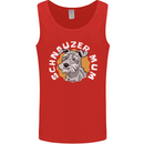 Schnauzer Mum Funny Dog Mens Vest Tank Top Red